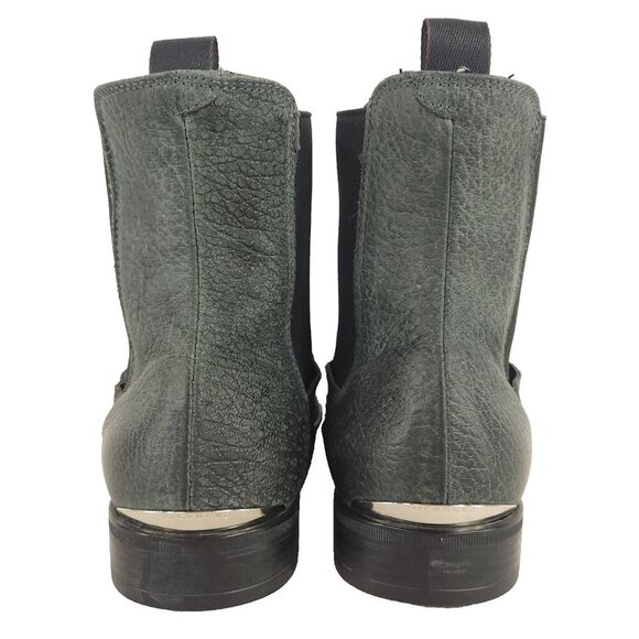 John Richmond Leather Chelsea Boots Size 39 US 9 Womens Blue $595 - Picture 4 of 10